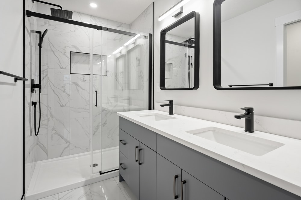 low disruption bathroom remodel