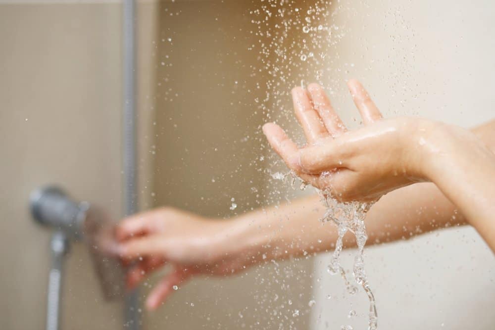Shower over tub